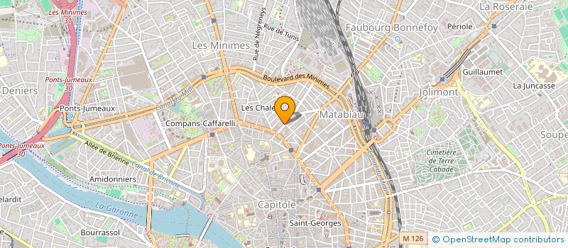 localisation de l'entreprise MADAME INESS BOURZIK  TOULOUSE