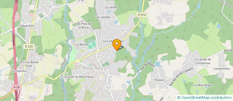 localisation de l'entreprise MADAME INESS ROUSSEAU  RILHAC-RANCON