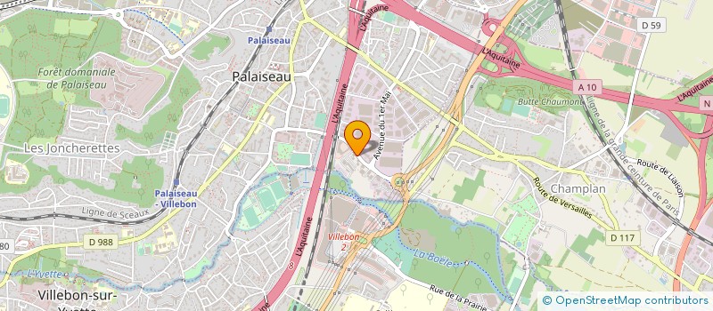 localisation de l'entreprise MADAME INESSE BERKANE  PALAISEAU