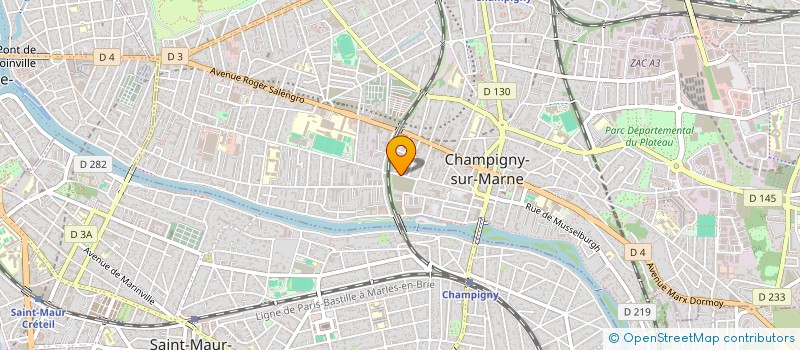 localisation de l'entreprise MADAME INGA ARDELEANU  CHAMPIGNY-SUR-MARNE