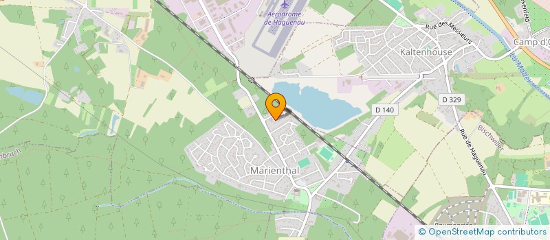localisation de l'entreprise MADAME INGA KAZARIAN à HAGUENAU