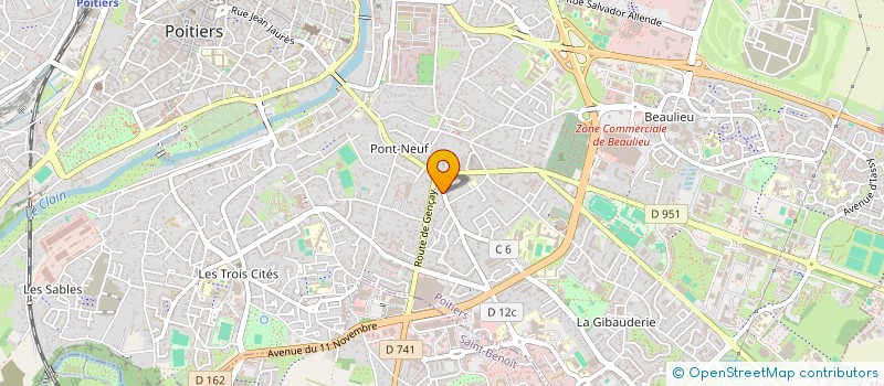 localisation de l'entreprise MADAME INGA-LOUISE MESLIER à POITIERS