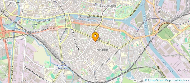 localisation de l'entreprise MADAME INGA LUTERE à STRASBOURG