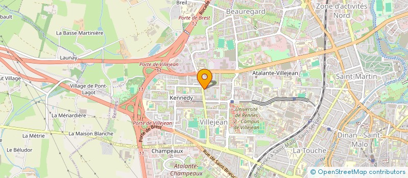 localisation de l'entreprise MADAME INGA TIBIASHVILI à RENNES