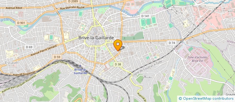 localisation de l'entreprise MADAME INGE DELTOUR  BRIVE-LA-GAILLARDE