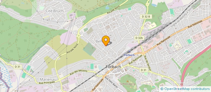 localisation de l'entreprise MADAME INGE GUIDUCI  FORBACH