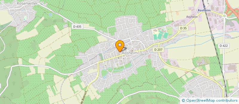 localisation de l'entreprise MADAME INGEBORG SCHNURR à ROSHEIM
