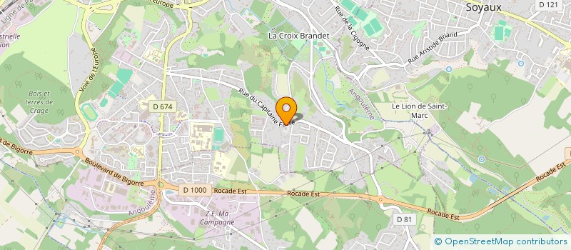 localisation de l'entreprise MADAME INGEBORG TECHNAU à ANGOULEME