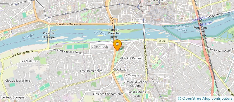 localisation de l'entreprise MADAME INGREDI DA SILVA BRITO à ORLEANS