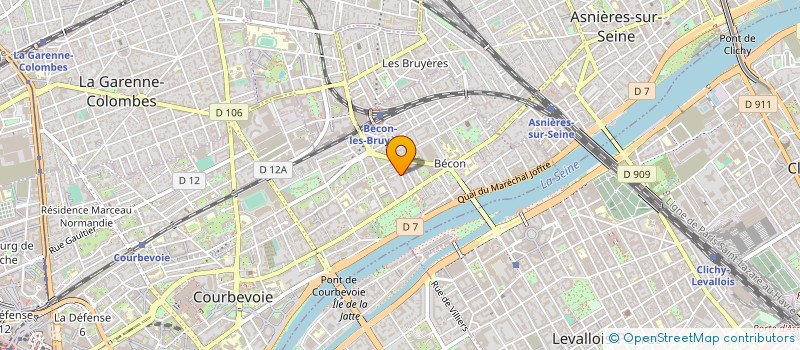 localisation de l'entreprise MADAME INGRID ACQUIER à COURBEVOIE