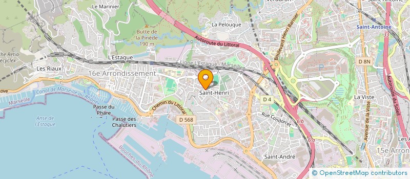 localisation de l'entreprise MADAME INGRID ANTIBE à MARSEILLE