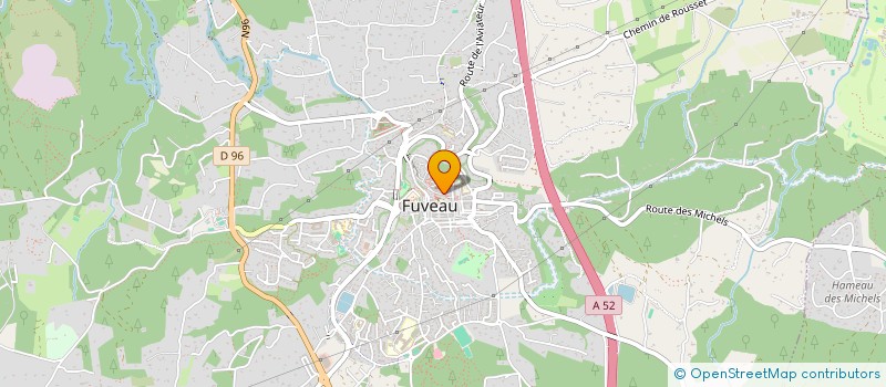 localisation de l'entreprise MADAME INGRID AUBRY  FUVEAU