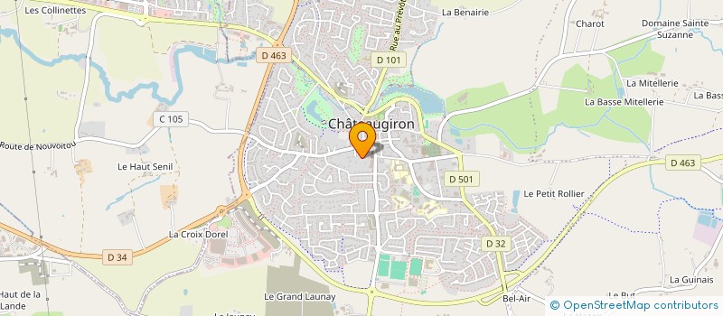 localisation de l'entreprise MADAME INGRID AUTIER  CHATEAUGIRON