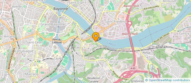 localisation de l'entreprise MADAME INGRID BACHELIER  BAYONNE