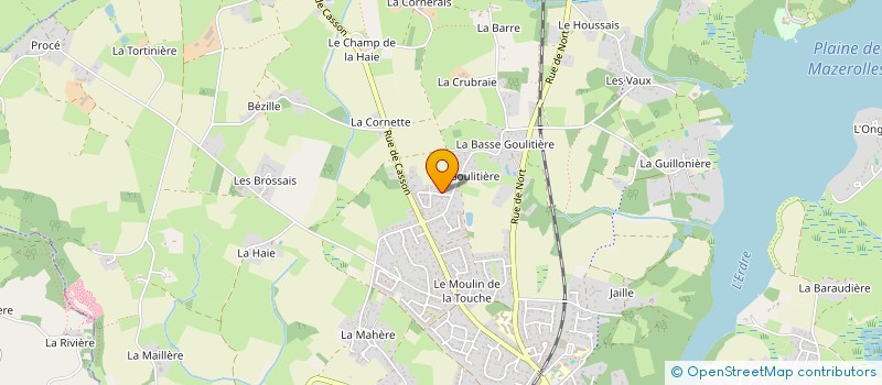 localisation de l'entreprise MADAME INGRID BACQUER à SUCE-SUR-ERDRE