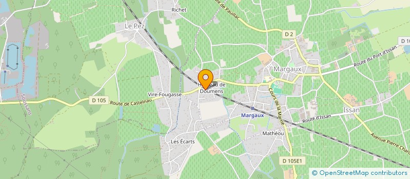 localisation de l'entreprise MADAME INGRID BARAN  MARGAUX-CANTENAC