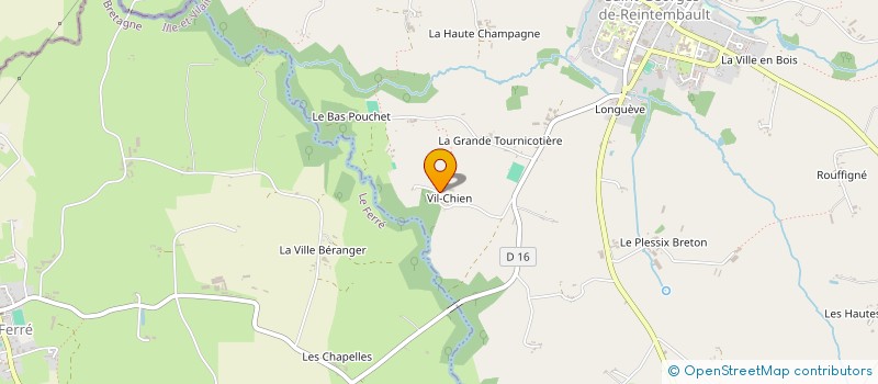 localisation de l'entreprise MADAME INGRID BARBELETTE  SAINT-GEORGES-DE-REINTEMBAULT