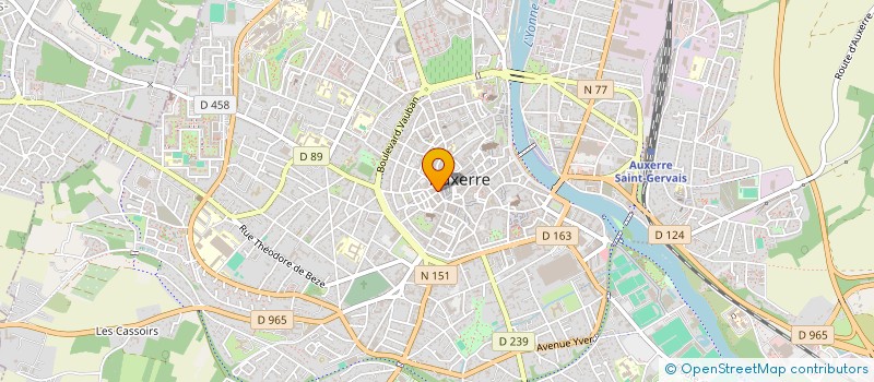 localisation de l'entreprise MADAME INGRID BAUDESSON à AUXERRE