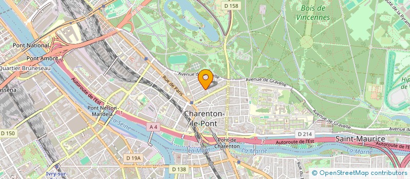 localisation de l'entreprise MADAME INGRID BAUDUIN  CHARENTON-LE-PONT