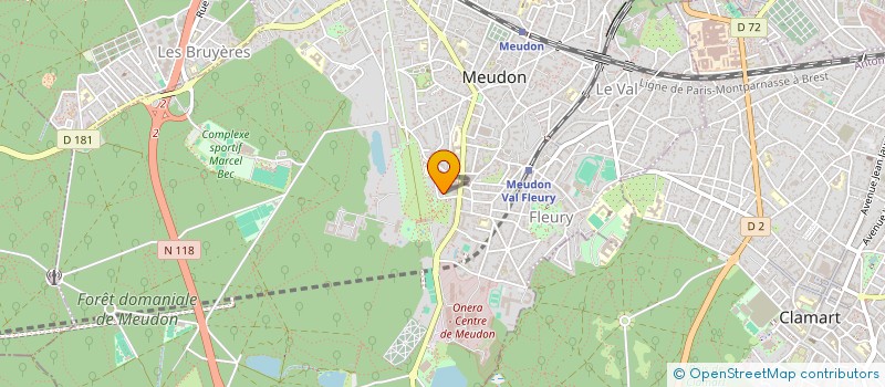 localisation de l'entreprise MADAME INGRID BAZETOUX à MEUDON