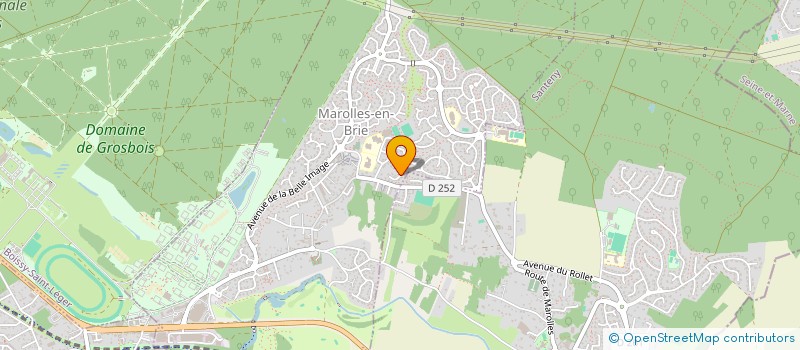 localisation de l'entreprise MADAME INGRID BEAUBRUN EN FAMILLE DIANT à MAROLLES-EN-BRIE