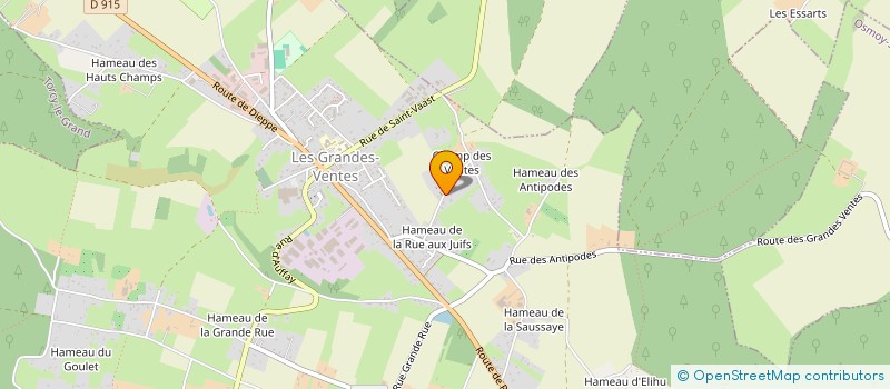 localisation de l'entreprise MADAME INGRID BEAUDOUIN à LES GRANDES-VENTES