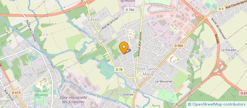 localisation de l'entreprise MADAME INGRID BECKER  PONT-SAINTE-MARIE