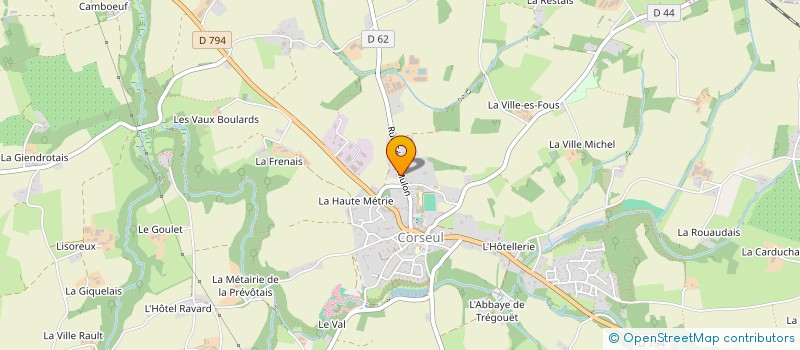 localisation de l'entreprise MADAME INGRID BEGUE  CORSEUL