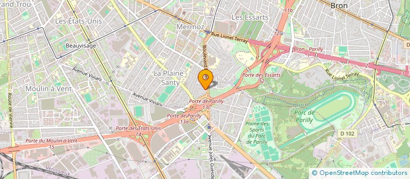 localisation de l'entreprise MADAME INGRID BELKHIR  LYON