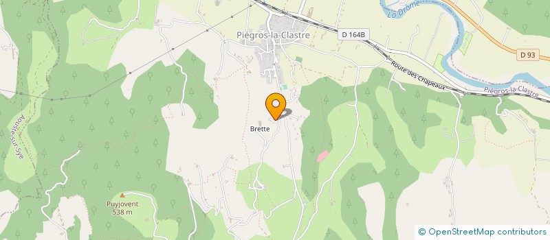 localisation de l'entreprise MADAME INGRID BERCKMANS  PIEGROS-LA-CLASTRE