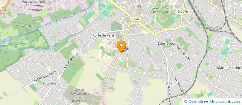localisation de l'entreprise MADAME INGRID BETRY à CAMBRAI