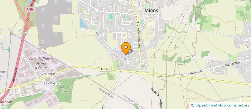 localisation de l'entreprise MADAME INGRID BEUGEL  MIONS