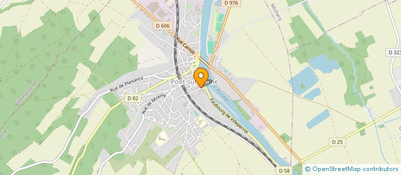 localisation de l'entreprise MADAME INGRID BIEGLER  PONT-SUR-YONNE