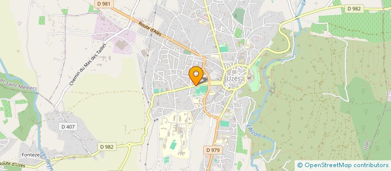 localisation de l'entreprise MADAME INGRID BISBAL  UZES