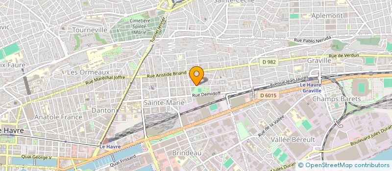 localisation de l'entreprise MADAME INGRID BLONDEL à LE HAVRE