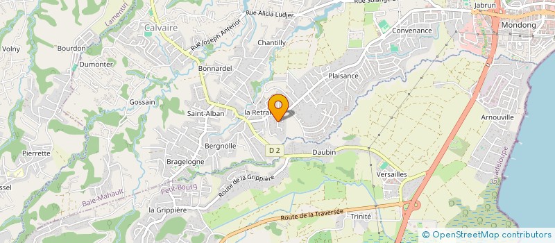 localisation de l'entreprise MADAME INGRID BODOT  BAIE MAHAULT