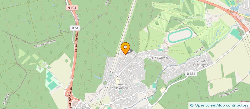 localisation de l'entreprise MADAME INGRID BOITTE  LESIGNY