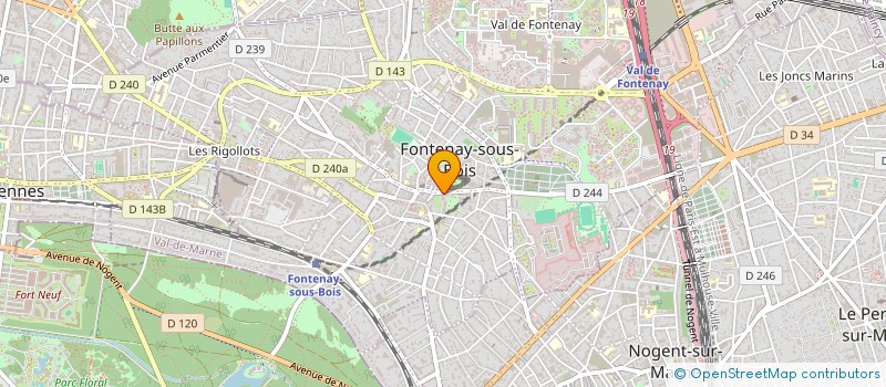 localisation de l'entreprise MADAME INGRID BONNEAU à FONTENAY-SOUS-BOIS