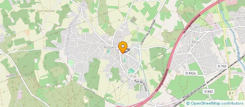 localisation de l'entreprise MADAME INGRID BORGNIET à AIGUES-VIVES