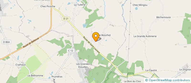 localisation de l'entreprise MADAME INGRID BOULESTEIX à SAINT-JUNIEN