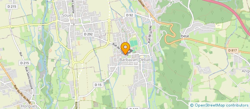 localisation de l'entreprise MADAME INGRID BOULLIER  BARBAZAN-DEBAT