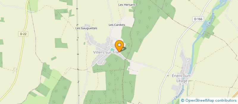 localisation de l'entreprise MADAME INGRID BOURSIER  TRIE-CHATEAU