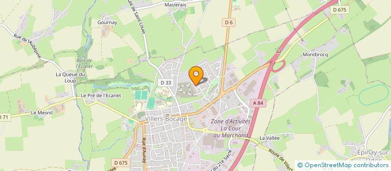 localisation de l'entreprise MADAME INGRID BREITENREICHER  VILLERS-BOCAGE