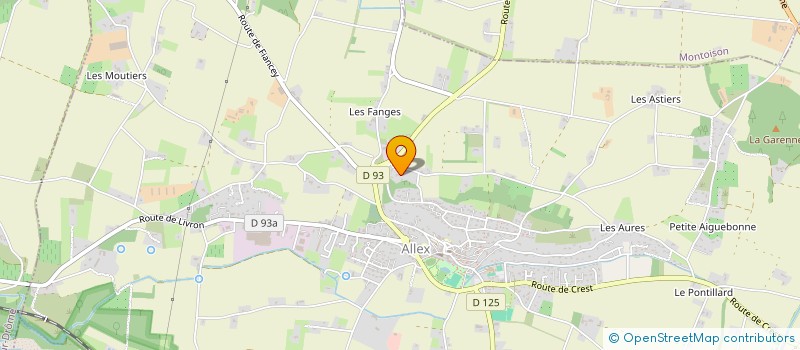 localisation de l'entreprise MADAME INGRID BRION  ALLEX