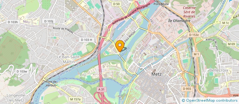 localisation de l'entreprise MADAME INGRID BRUANT  METZ