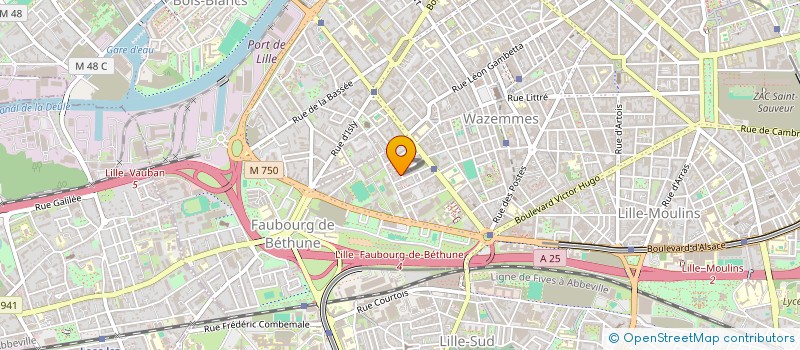 localisation de l'entreprise MADAME INGRID BUFFETAUT  LILLE