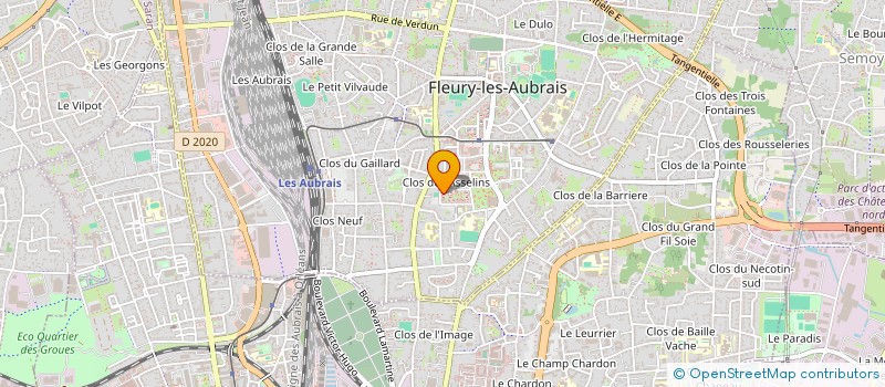 localisation de l'entreprise MADAME INGRID BUGUGU à FLEURY-LES-AUBRAIS