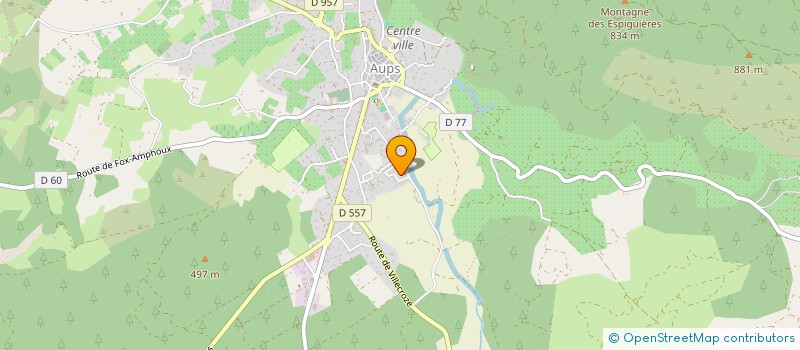 localisation de l'entreprise MADAME INGRID BUIS  AUPS