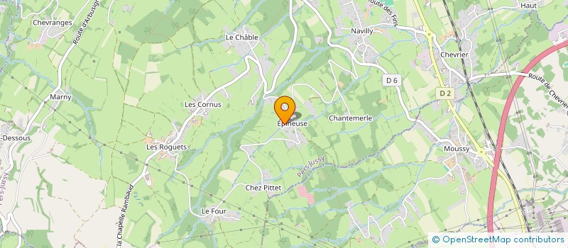 localisation de l'entreprise MADAME INGRID BULOZ  PERS-JUSSY