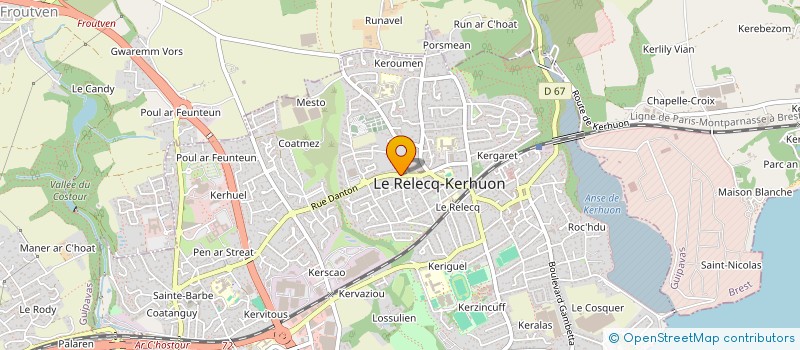 localisation de l'entreprise MADAME INGRID CALLE  LE RELECQ-KERHUON